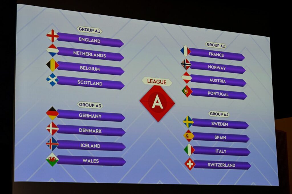 Uefa nations deals league table