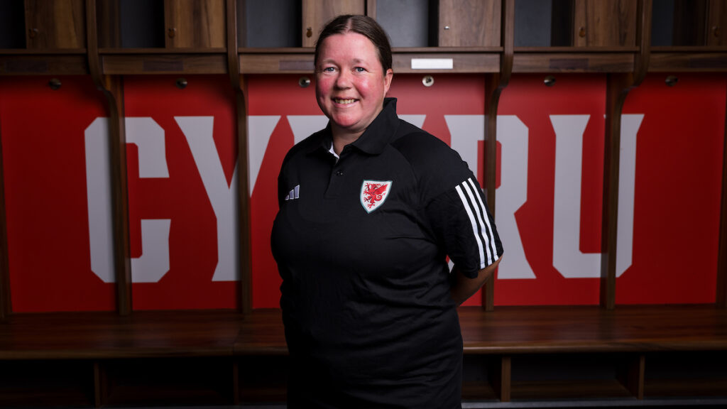 Natalie Lawrence, the new Cymru WU17 head coach